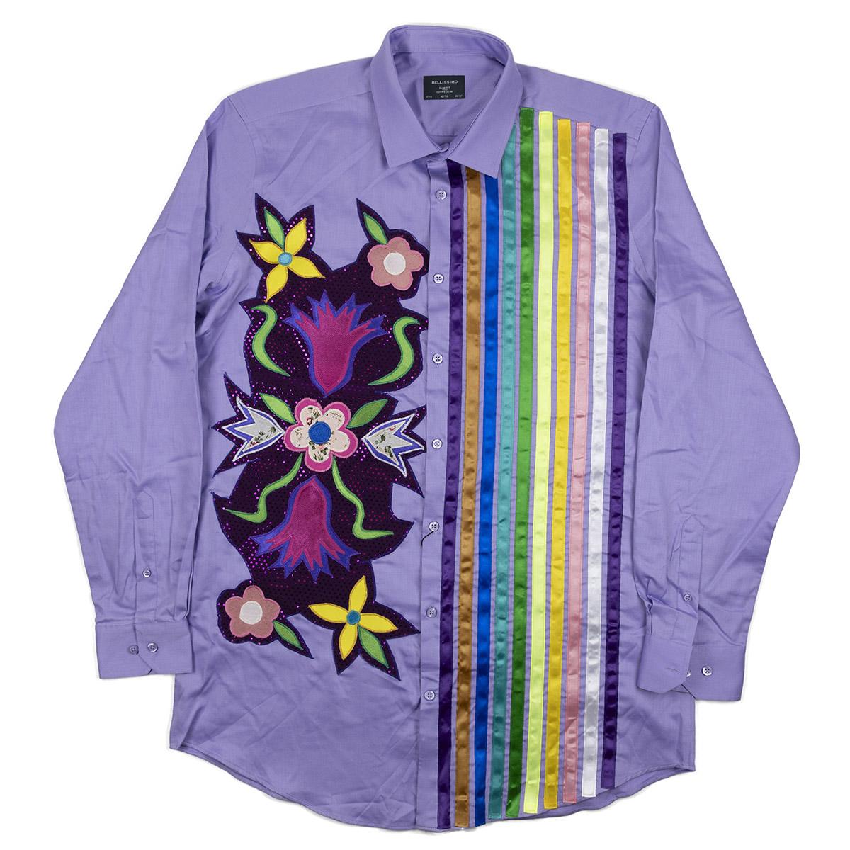 Handmade Men's Ribbon Shirt (Angelin Gadwa) | University of